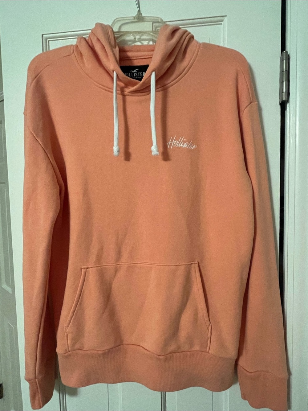 Hollister Women's Coral Hoodie Sweatshirt